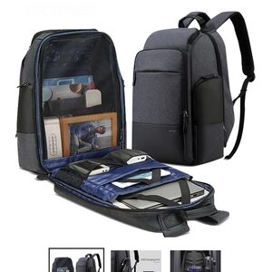 BOPAI™ Anti-Theft 17 inch Laptop Travel Backpack (USB Port)